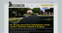 Desktop Screenshot of andersenasphalt.com
